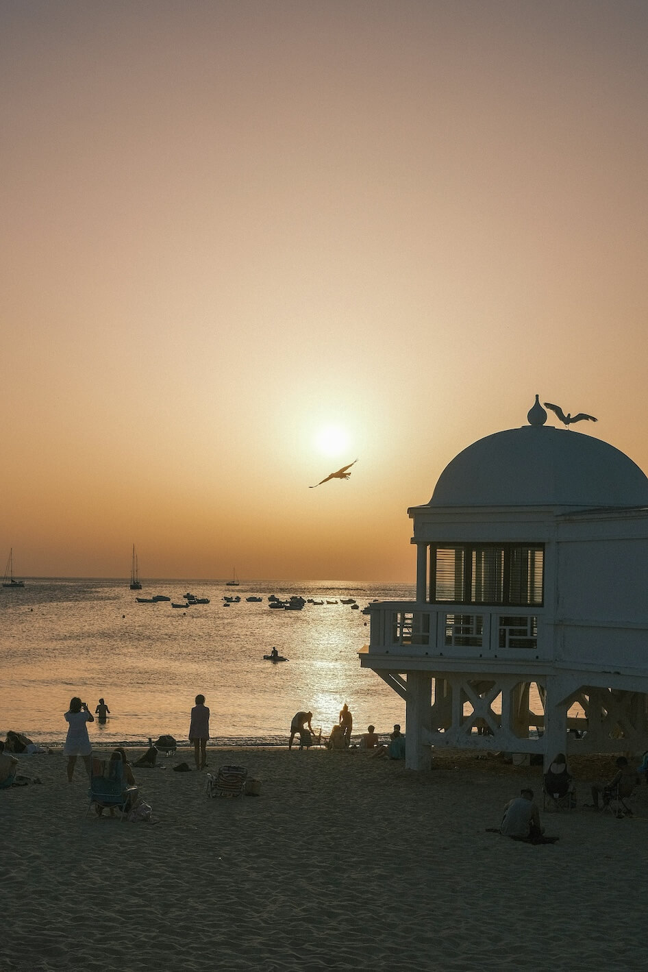 La Caleta beach moment
