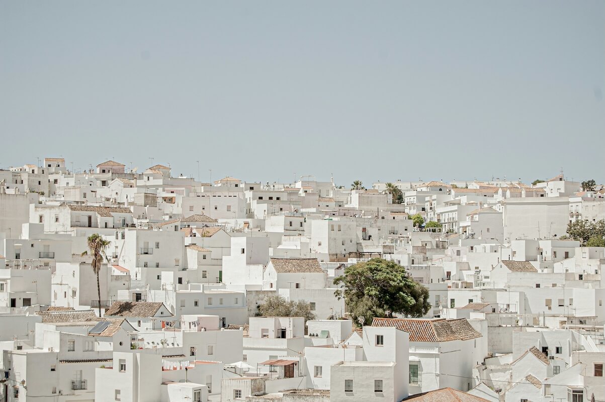 Andalusian white town moment